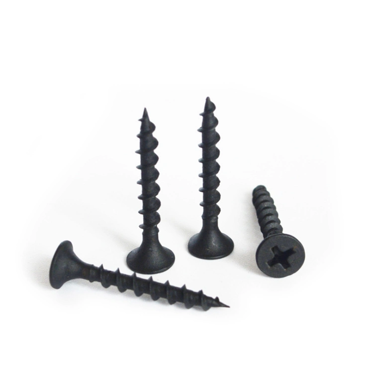 Black Oxide Drywall Screws for Attaching Drywall to Wood