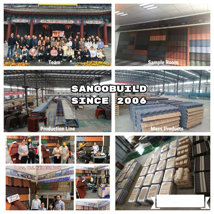 Korea Colorful Stone Coated Steel Roofing Tiles, Steel Structure Construction Galvanized Aluminium Metal Roofing Tile Prices