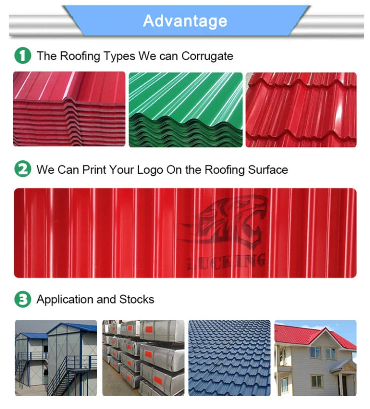 Colour Coated Metal Galvanized Corrugated Zinc Roofing Sheet
