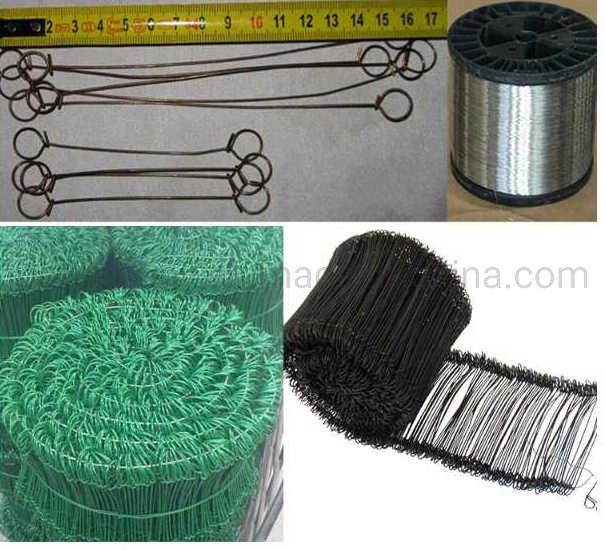 Black or PVC Double Loop Tie Wire, Binding Wire, Double Loop Tie Wire