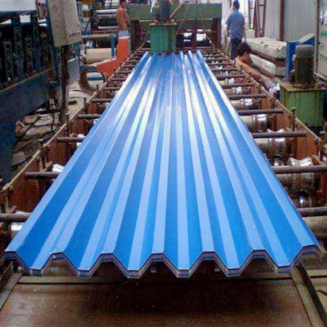 Z60 Corrugated Sheets/Galvanized Steel Roofing Tiles PPGI Coils