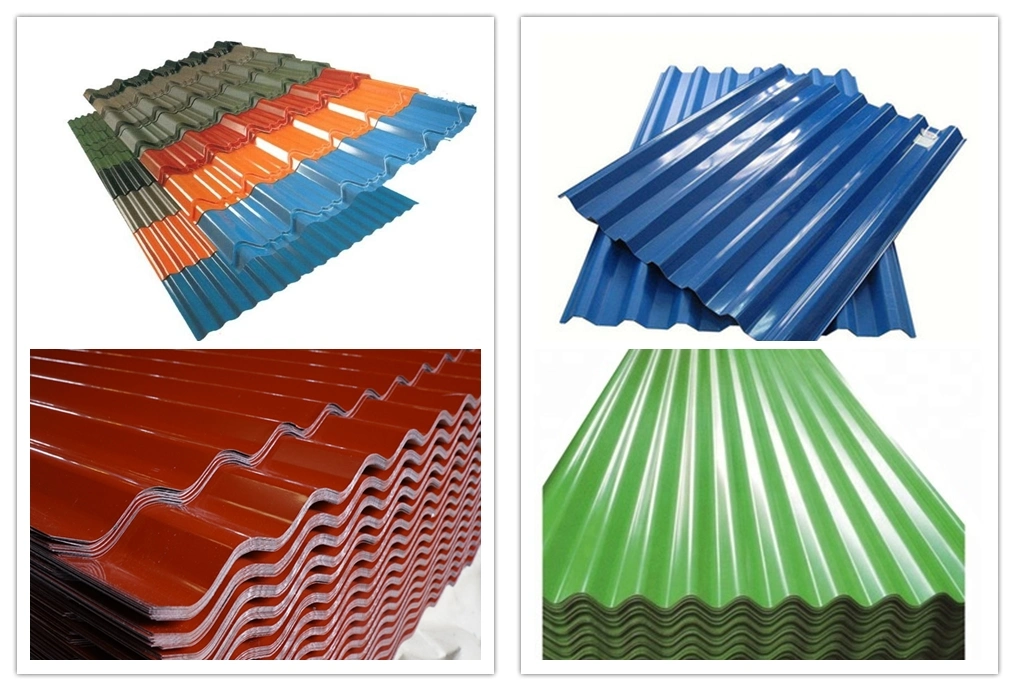 Roofing Materials Price of Colorful Corrugated Roofing Steel Sheet