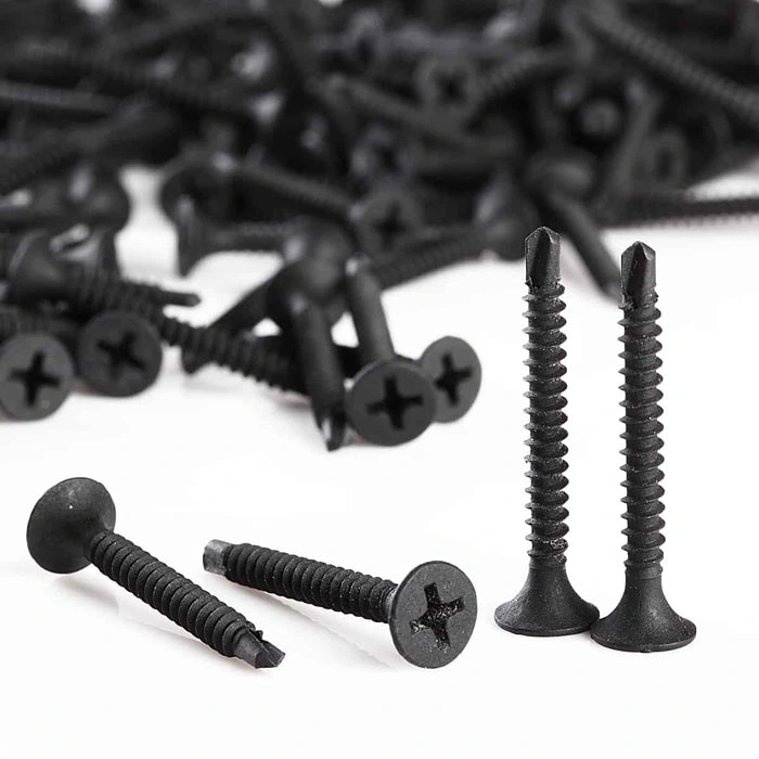 Black Phosphated Drywall Coarse Thread Screw Germany Manufacturer and Supplier Good Quality Box Packing Black Drywall Screw