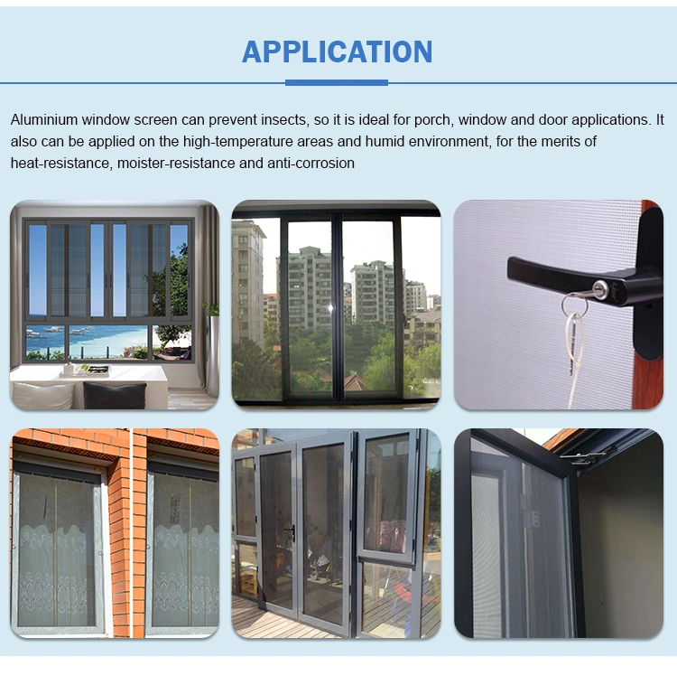 China Product Aluminum Insect Screen for Windows and Doors
