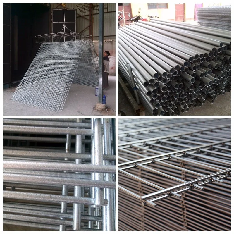 PVC Coated Galvanized Wire Mesh Fence / Double Iron Wire Fencing (XMS45)