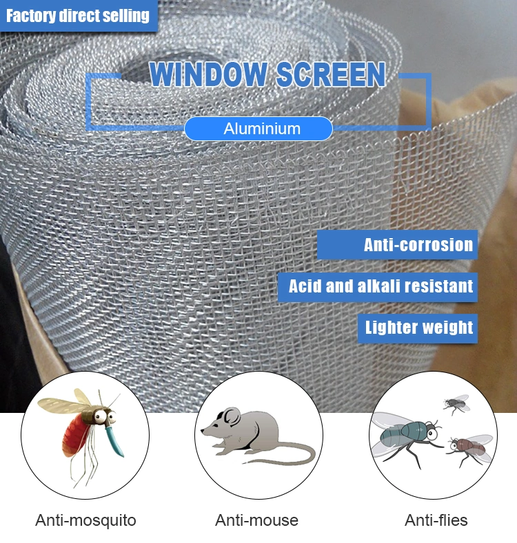 Aluminum Alloy Window Screen for Mosquito Netting