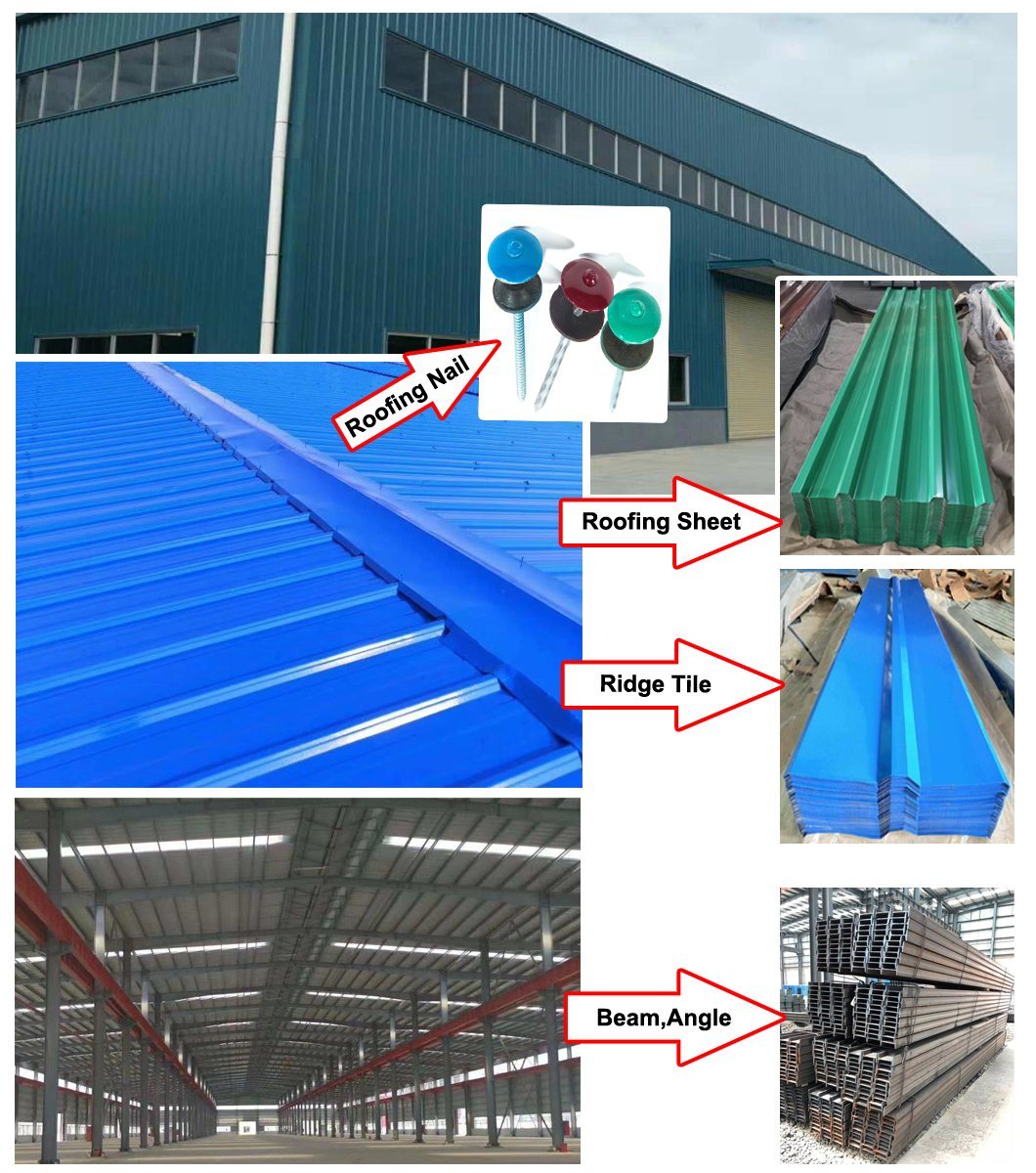 Building Material Prepainted Galvanized PPGL PPGI Color Coated Metal Roof Sheet Corrugated Steel Roofing Sheet