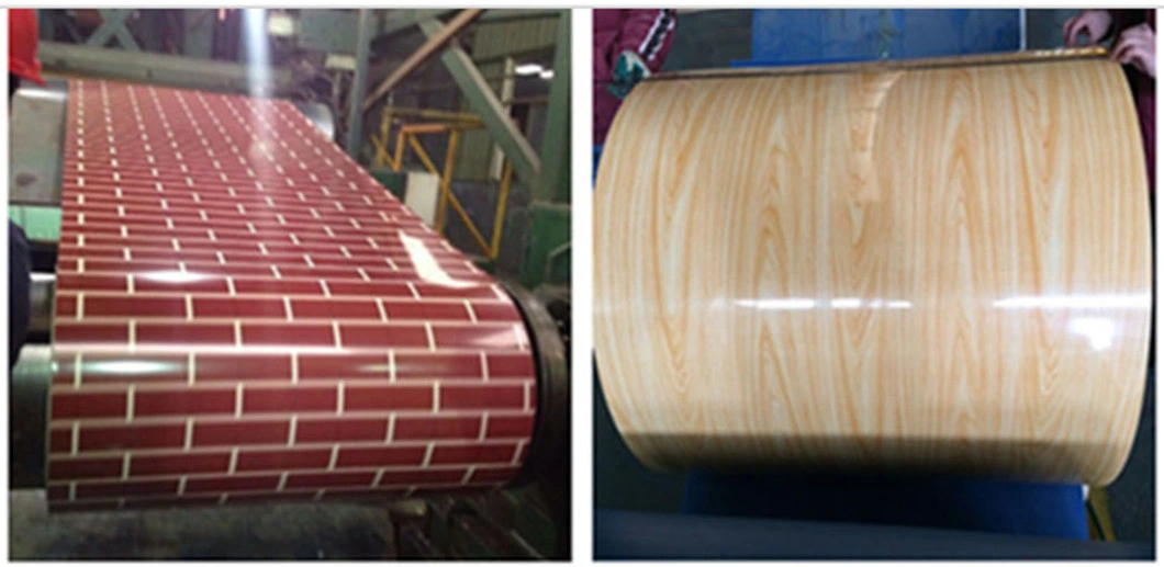 Prepainter Steel Coil Galvanized Steel in Coil Wooden Grain Manufacturer