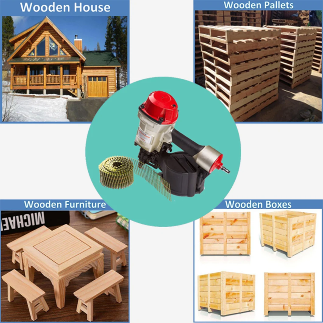 Wooden Pallets Coil Nails for Pneumatic Air Tool