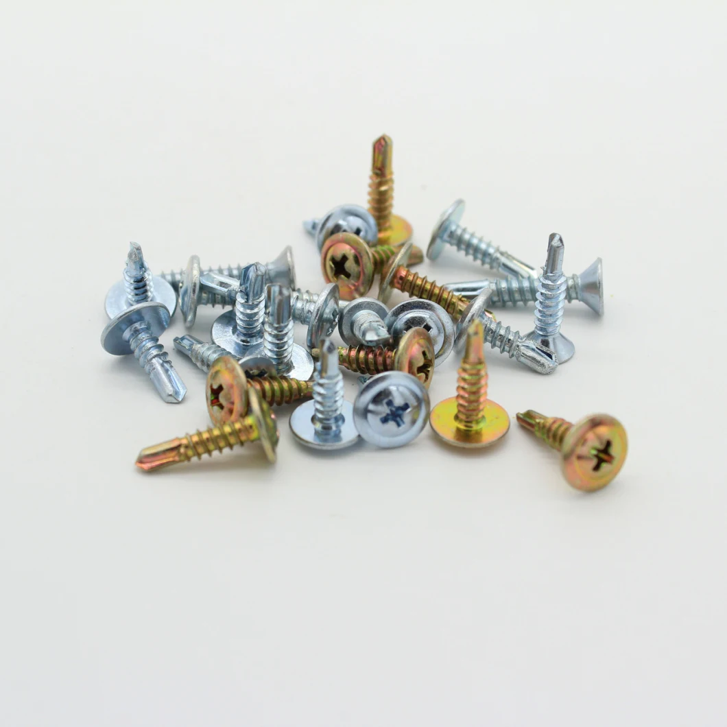 Professional Custom Fastener Round Head Huawei Drill Nail Screw