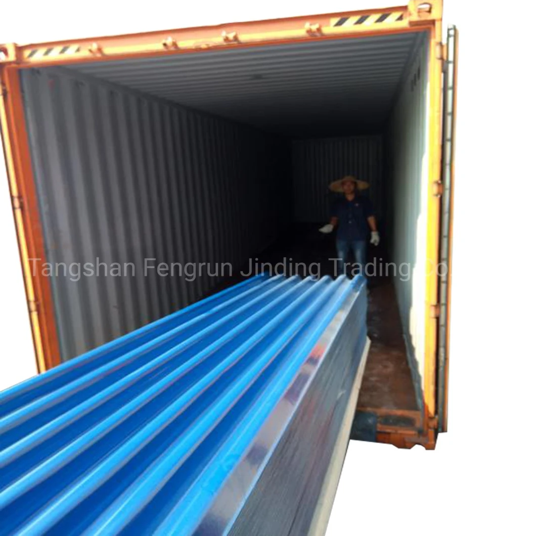 Building Material PPGI Color Coated Prepainted Steel Metal Roof Sheet Gi Galvanized Corrugated Sheet Roofing Sheet