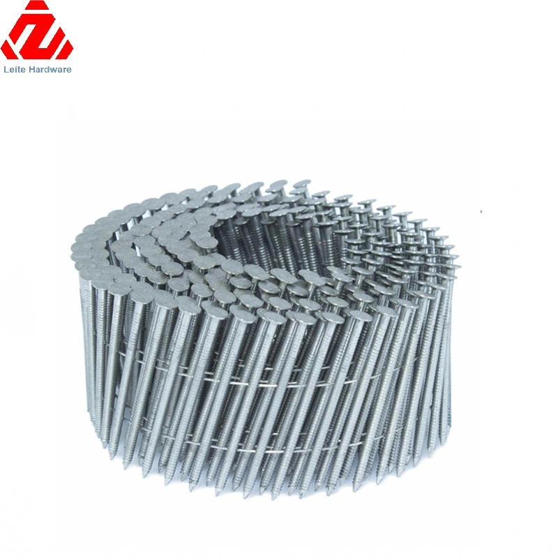 15 Degree Pallet Wire Coil Nails Screw Spiral Thread Coil /Ring /Smooth Shank Pallet Nails Wood Nails