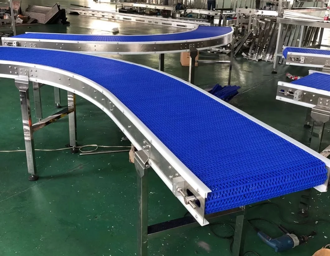 Cost Effective Chain Link Stainless Steel Wire Mesh Belt Conveyor System Stainless Steel Chain Conveyor for Material Transportation in Production Line