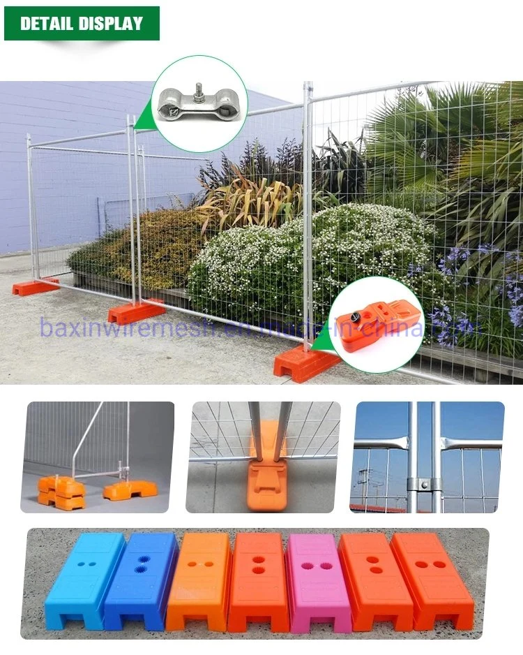 Top Quality Galvanized Steel Temporary Fence Construction Event Fence Panels