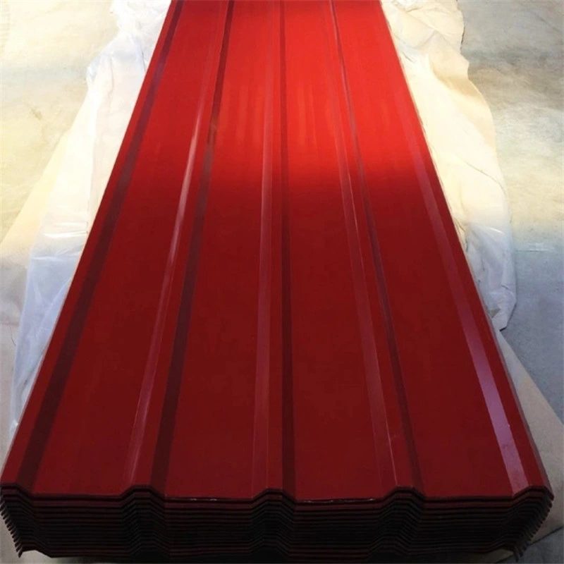 Colorful Galvanized Corrugated Roofing Sheet, Waved Roofing Tile