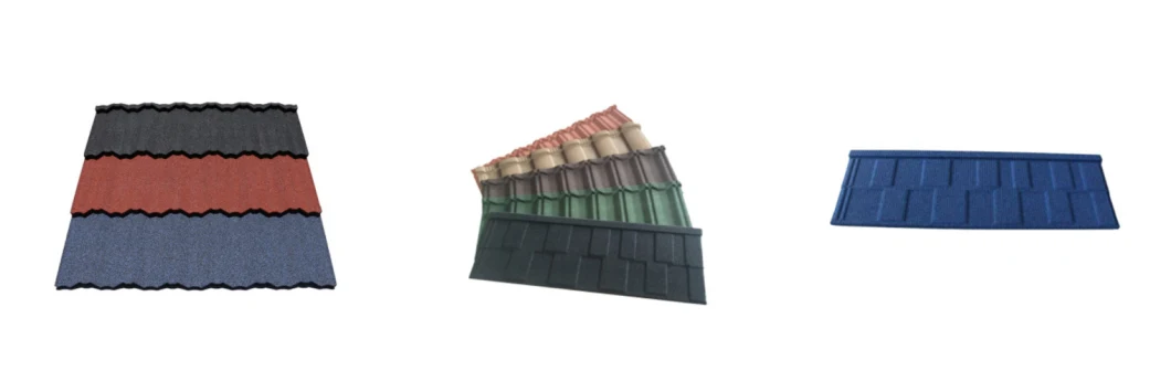 High Quality Color Corrugated Sheets Stone Coated Metal Roofing Tile