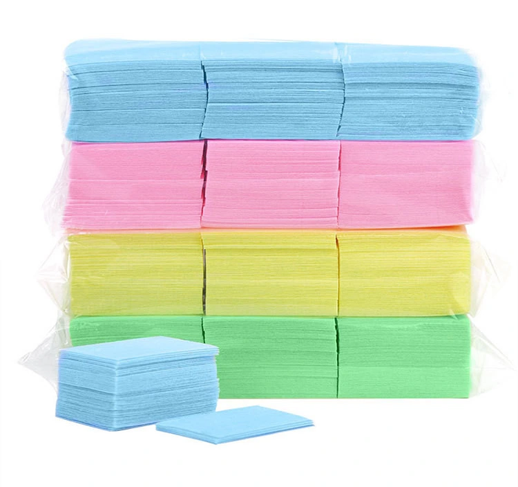 4 Colors 1000PCS Professional Nail Gel Polish Remover Cotton Towel Wipe Supplies