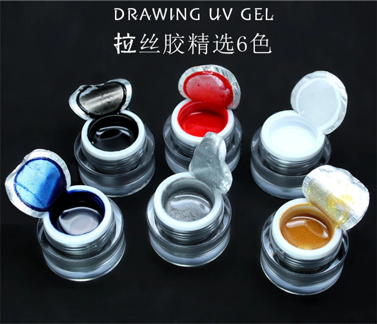 Nail Art UV Spider Drawing Metal Gel Acrylic Lace String Painting Gel Polish Supply