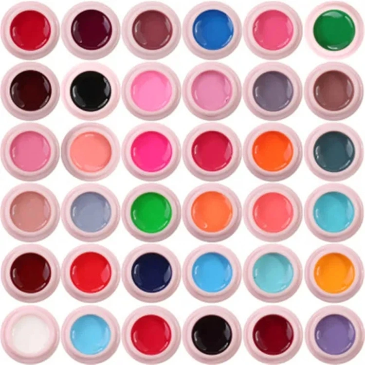 36 Colors Nail Acrylic Color UV Gel Kit \Long Lasting Extended Color UV Builder Gel