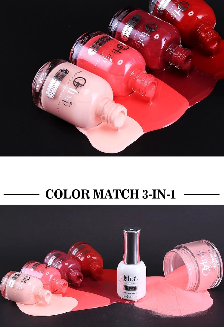 Nude Color DIP Powder Match Gel Nail Polish