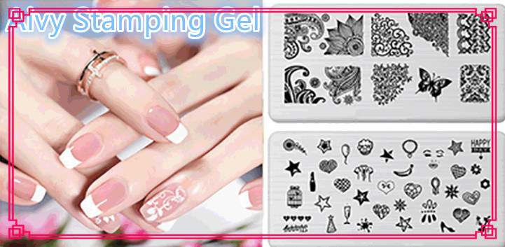 Stamping Gel Factory UV Gel Nails Free Samples Aivy Nail Stamping Gel UV LED Polish Gel Nails