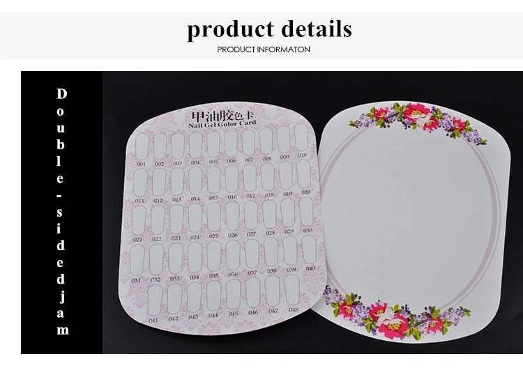 Nail Polish Color Display Board Tool for Mancure, Practice Book for Nail Salon
