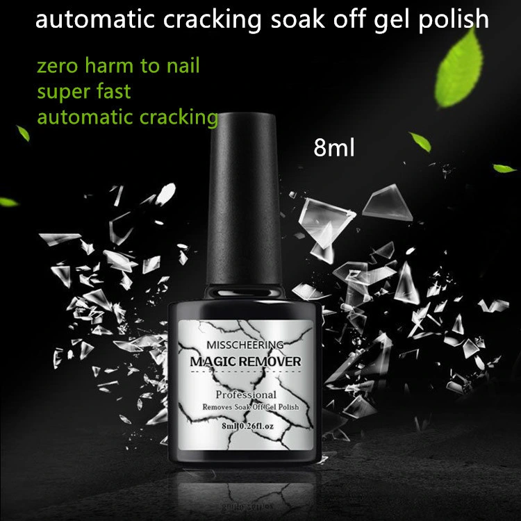 2019 Popular Trend Super Automatic Cracking Soak off Nail Gel Polish \Gel Remover