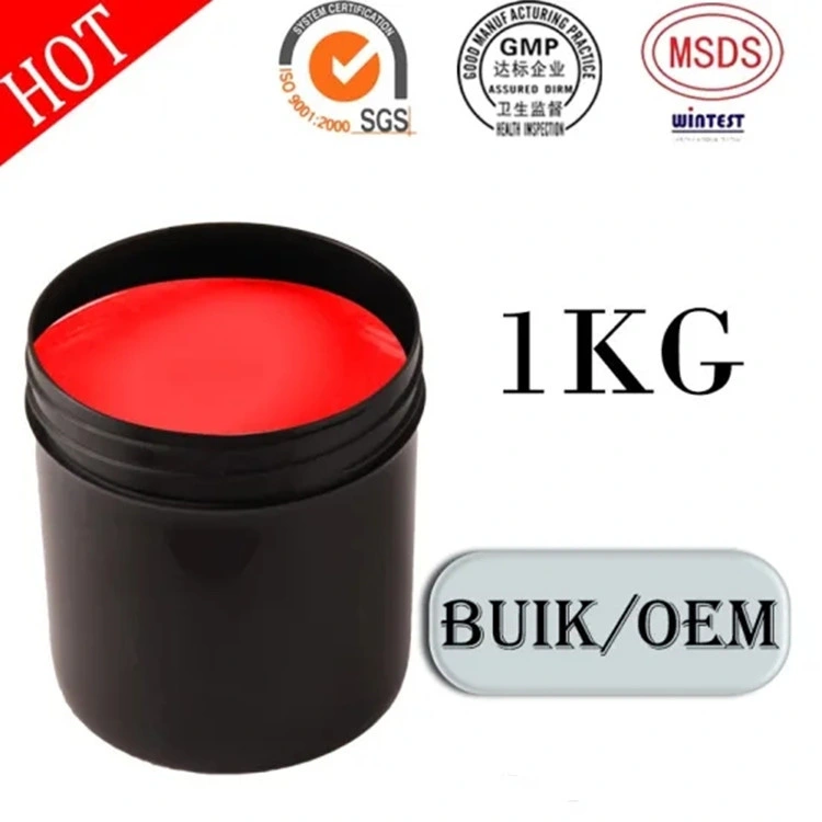 OEM Long Lasting Bulk 1kg Acrylic UV Extended Gel /Natural 3 Step Color Nail Gel Polish
