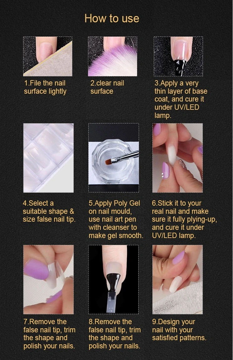 Hot Selling Poly Gel for Nail Extension Offering OEM Srvice