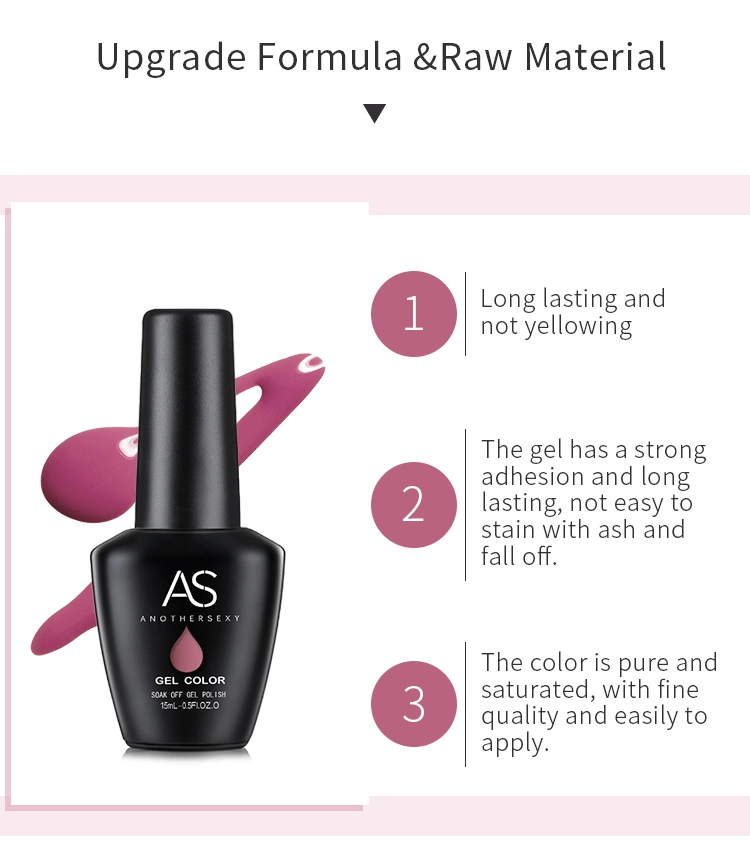 6 Colors Manicure Gel OEM Logo UV Nail Gel Polish for Nail Art Decoration