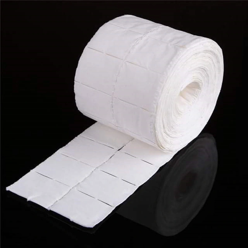 Gel Wipe off Pad Nail Polish Remove Wrap Cotton Roll