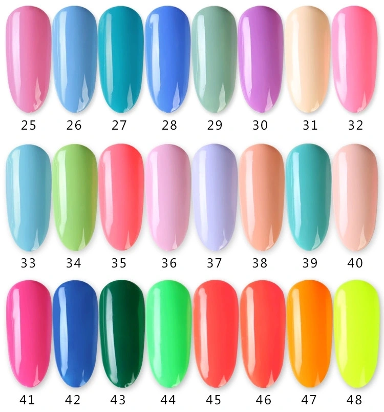 130 Colors Manicure Gel Varnish Enamel Lacquer Color OEM Logo Organic LED UV Nail Gel Polish