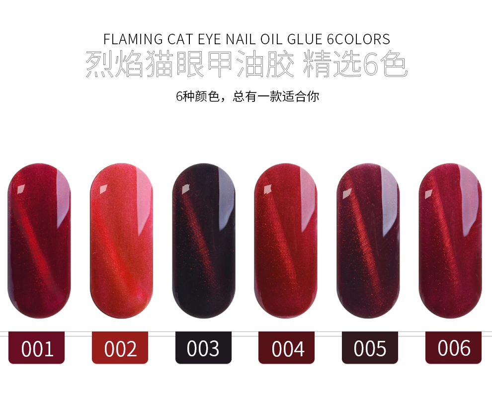 R. S Original Factory New Hot Selling Chameleon Cat Eye Coat Gel Polish for Nail Art