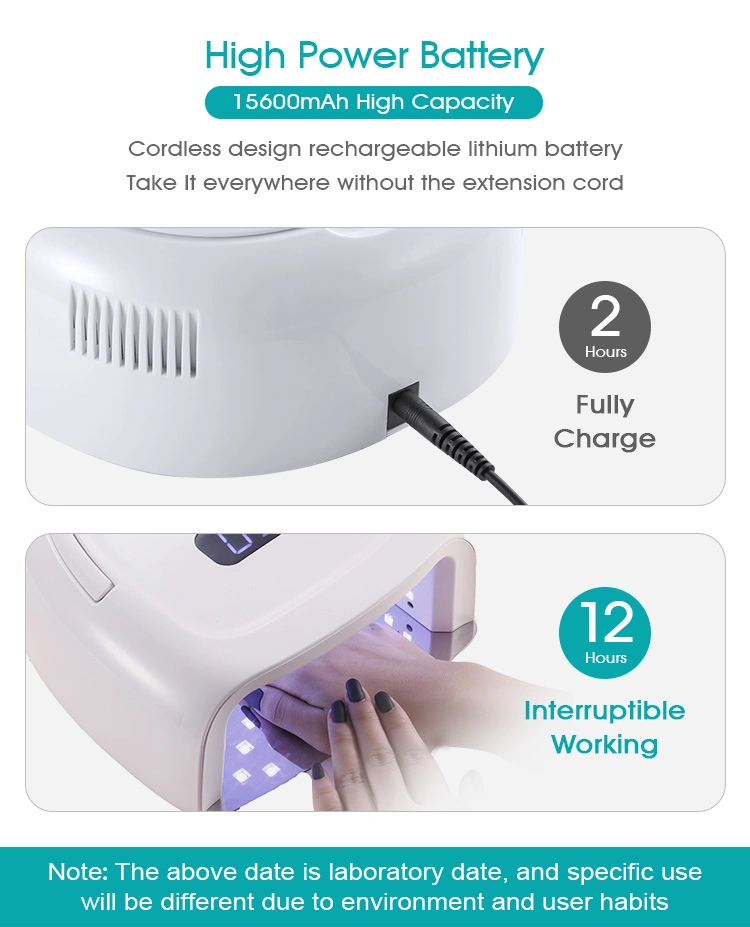 Customized Two Handed Portable Nail UV Lamp LED Gel Polish Dryer Machine