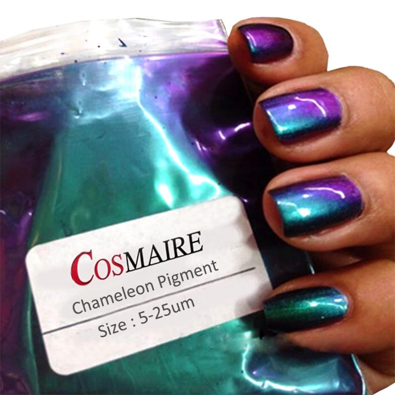 Cosmetic Chameleon Pigment Powder Nail Decoration Color Shifting Gel Finger Nail Art