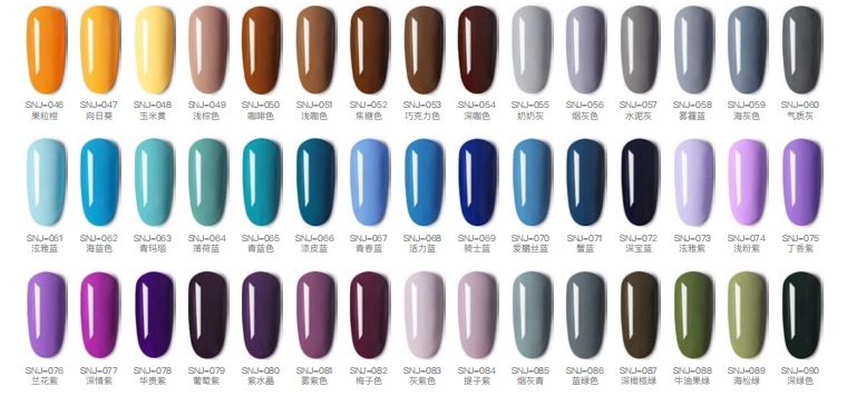 2021 Private Label Factory Price Wholesale Easy Soak off Professional OEM 120 Fashion Colors UV LED Gel Nails Polish