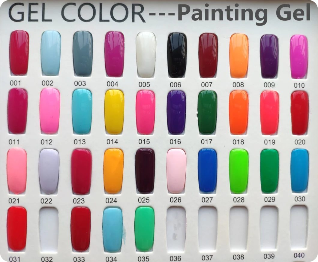 Soak off UV Gel Nail Polish Colors Painting Gel