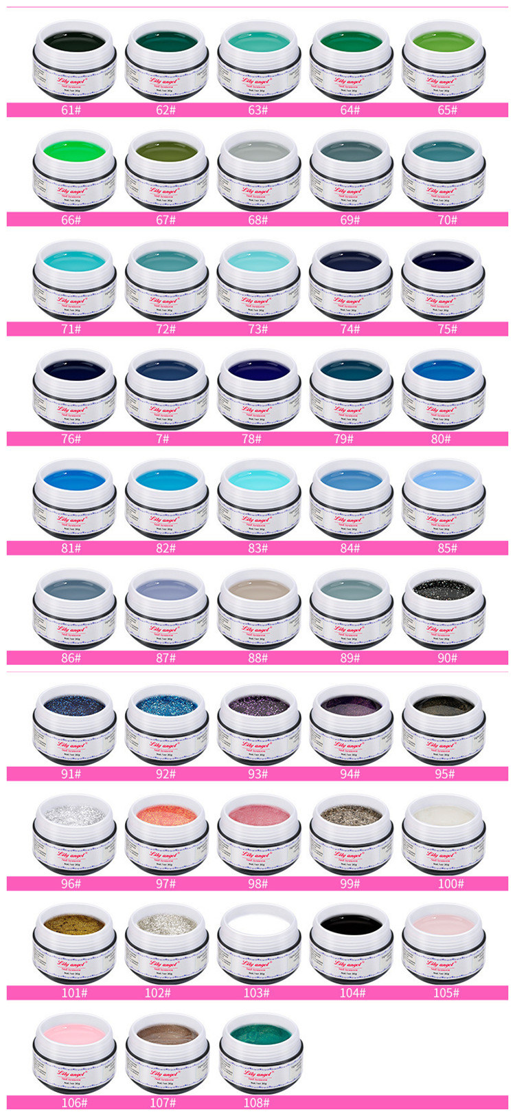 Wholesale Long Lasting Peel off 30g Nail Art Color UV LED Curing Lighting Gels Polish Glue