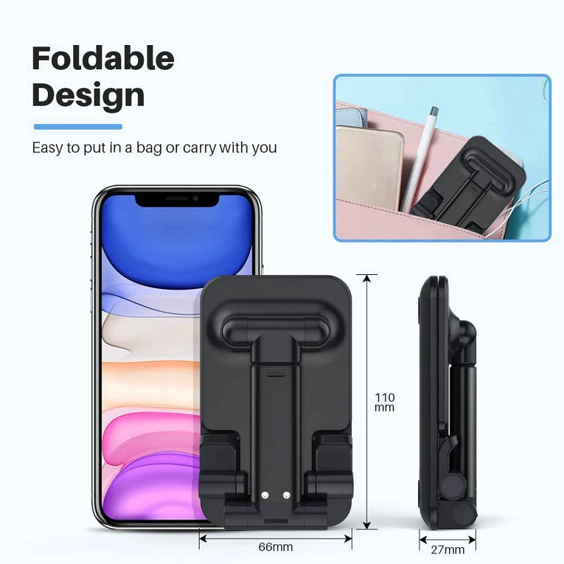 Smart Phone Universal Mobile Phone Stand Holder Adjustable Foldable Desktop Holder for Tablet PC Phone Holder