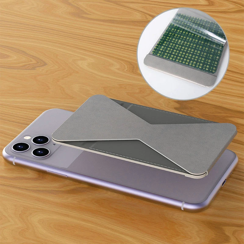 Adjustable Desk Tablet Laptop Portable Folding Magnetic Phone Stand with Card Slot