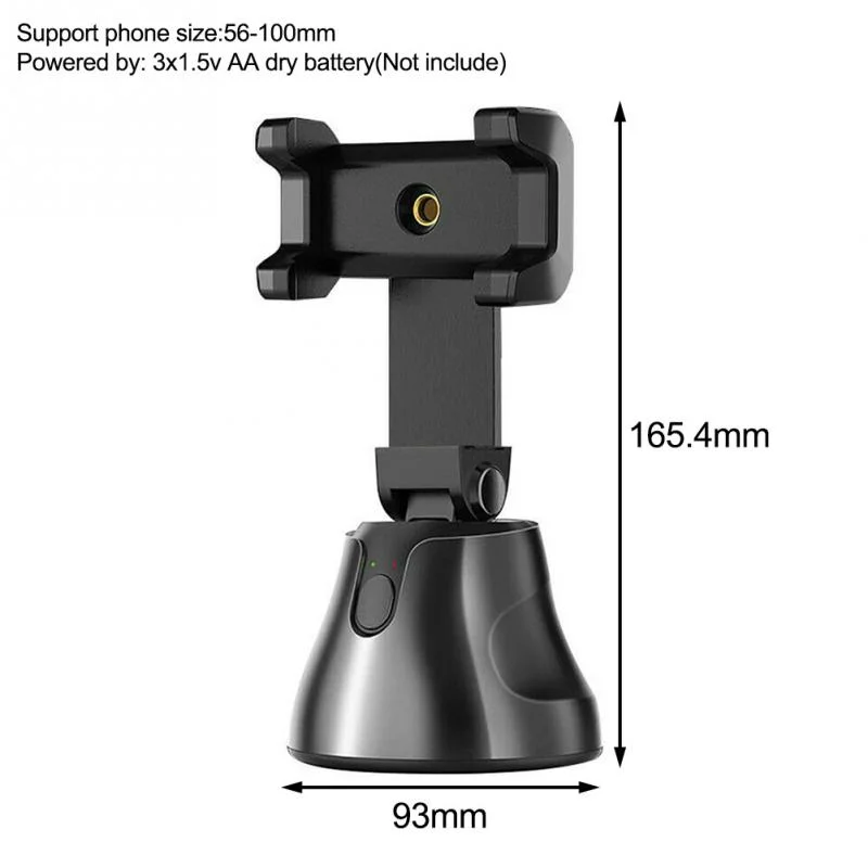 Factory Price Phone Holder 360 Rotation Auto Face Object Tracking Selfie Stick Camera Holder