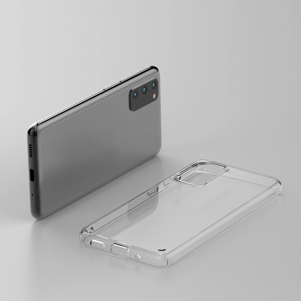 TPU and PC Material Custom Transparent Cell Phone Case for Samsung S20