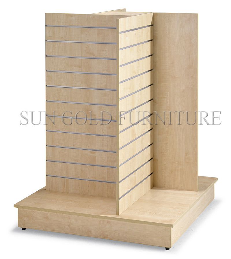 Modern Retail Shop Display Rack, Wooden Display Stand (SZ-WDR001)