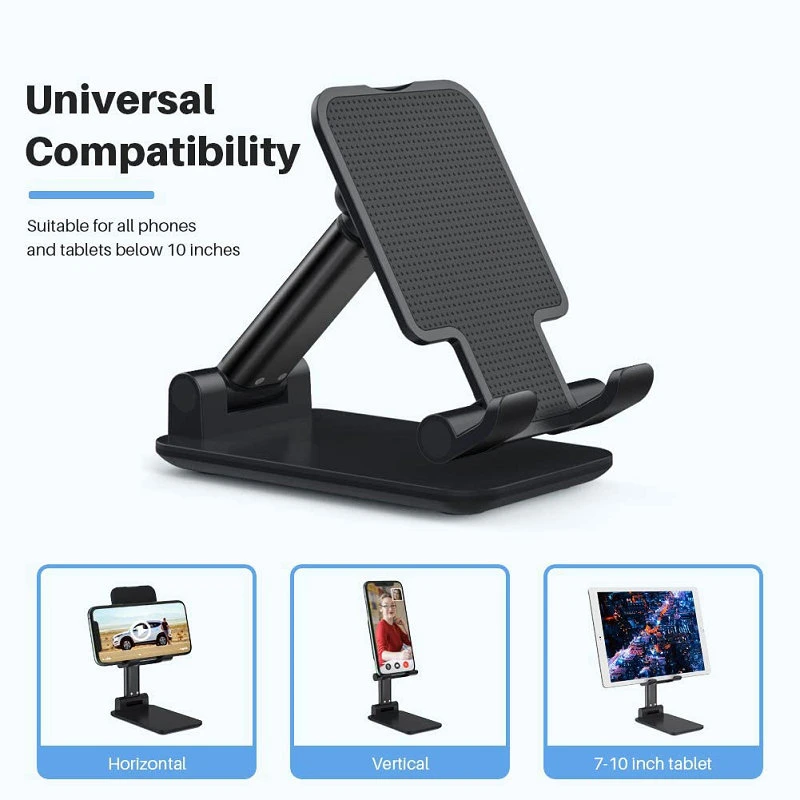 Smart Phone Universal Mobile Phone Stand Holder Adjustable Foldable Desktop Holder for Tablet PC Phone Holder