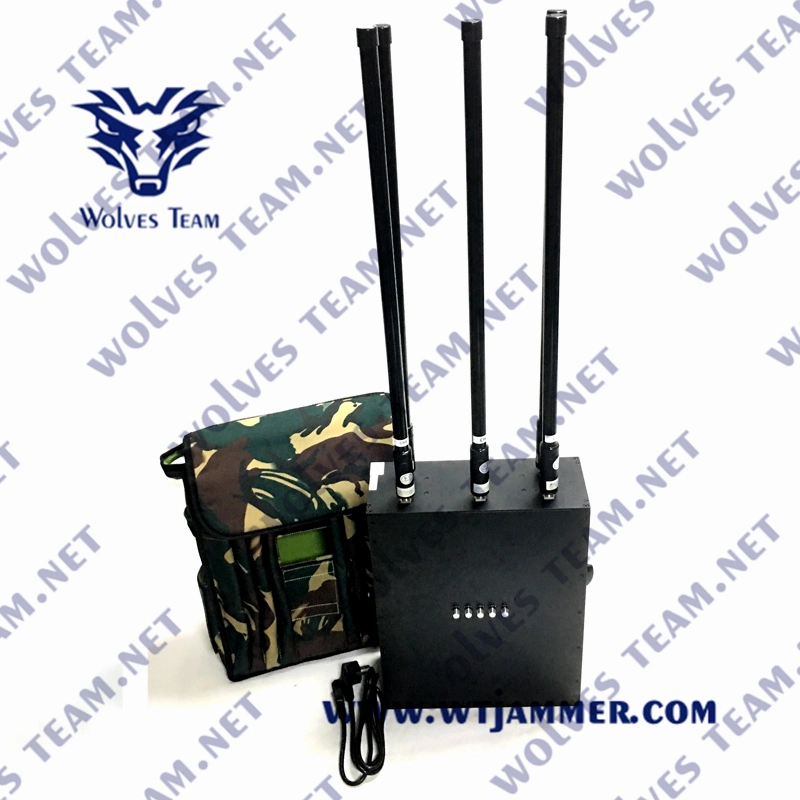 200m High Power GPS WiFi Cell Phone Signal VIP Protection Security Backpack Jammer