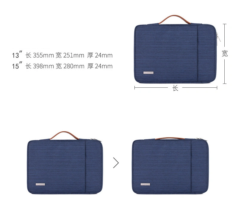 Anti-Slip Waterproof Laptop Tablet PC MacBook PRO Computer Notebook Sleeve Holder Cover Bag Pouch (CY1850)