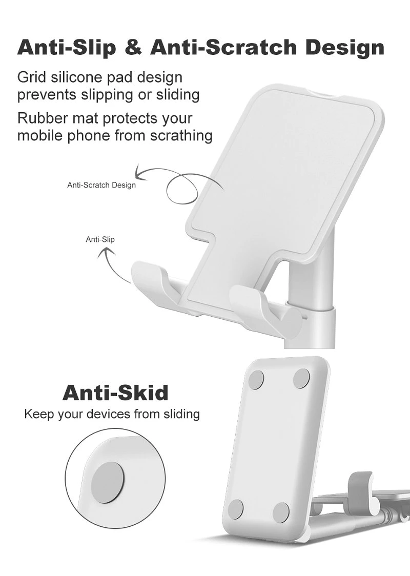 Smart Phone Universal Mobile Phone Stand Holder Adjustable Foldable Desktop Holder for Tablet PC Phone Holder