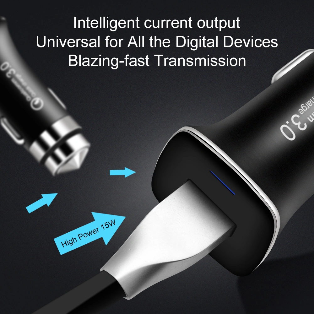 Fast Charging Portable Universal Car USB Charger Smart Mobile Phone Accessories Car Charger