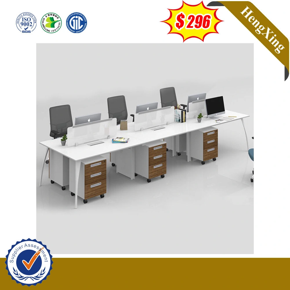 Factory Prices Wooden 6 Seats Computer Table Modern Office Cubicles