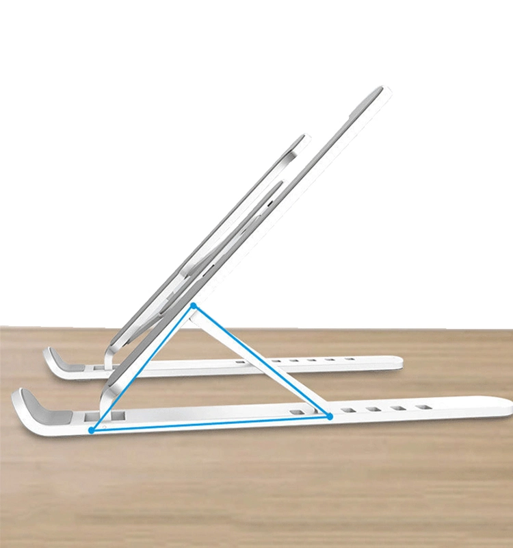 Factory Price Plastic Folding MacBook Stand Notebook Holder Laptop Stand
